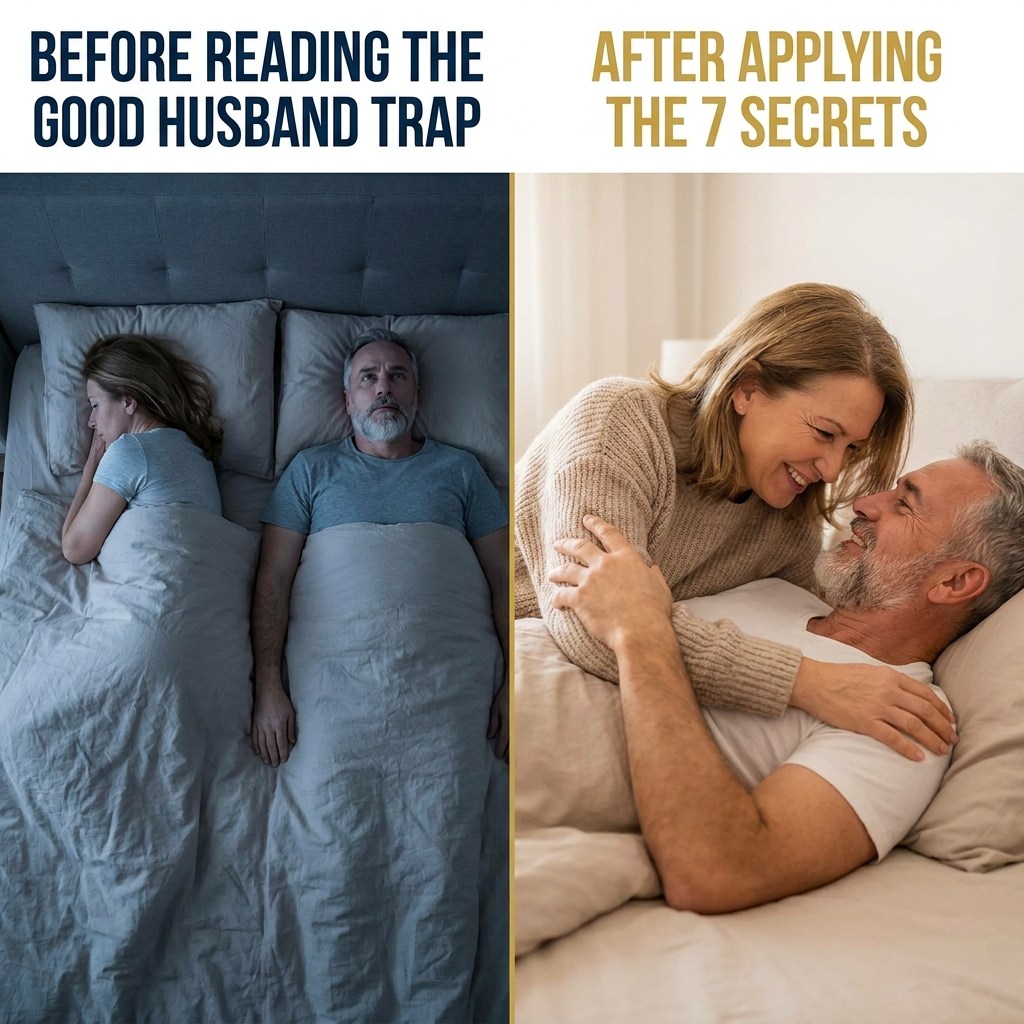 Before reading The Good Husband Trap vs after applying The 7 Secrets
