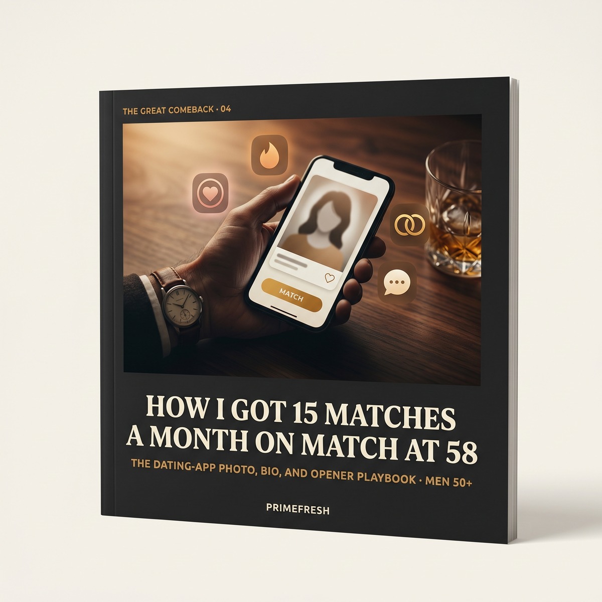 How I Got 15 Matches A Month On Match At 58 — book cover