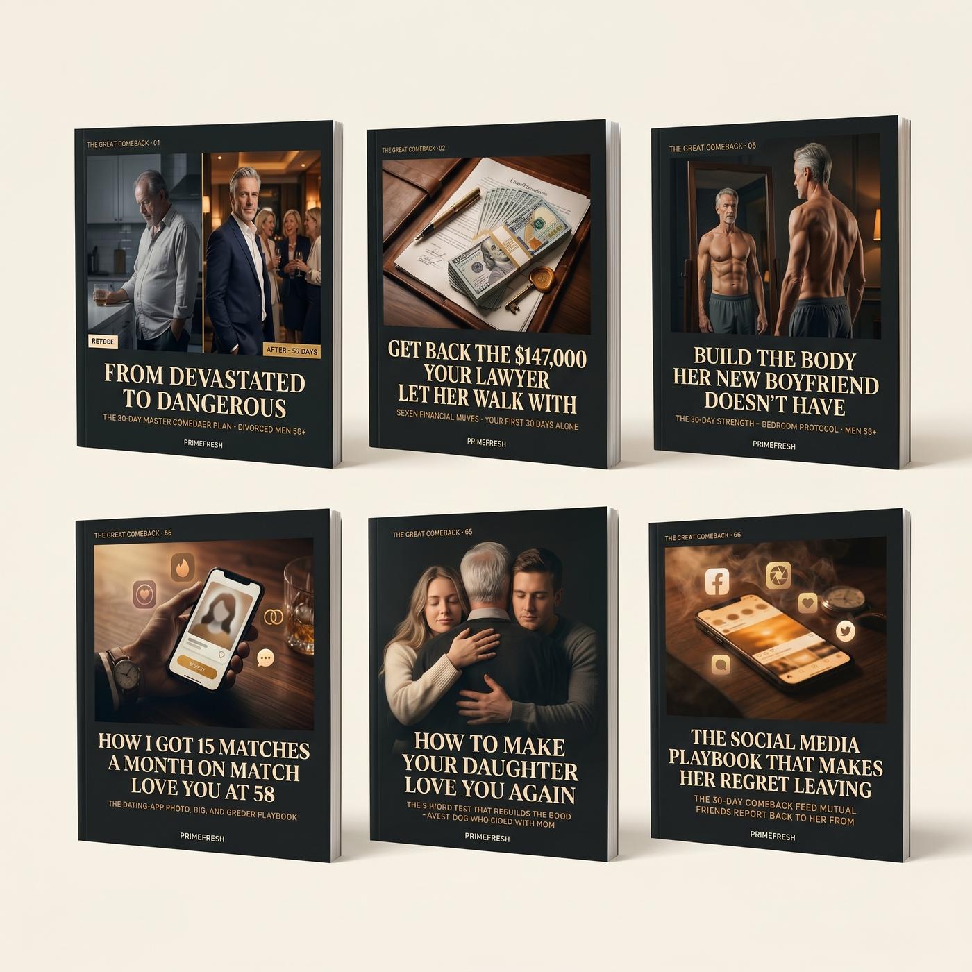 All 6 individual book covers