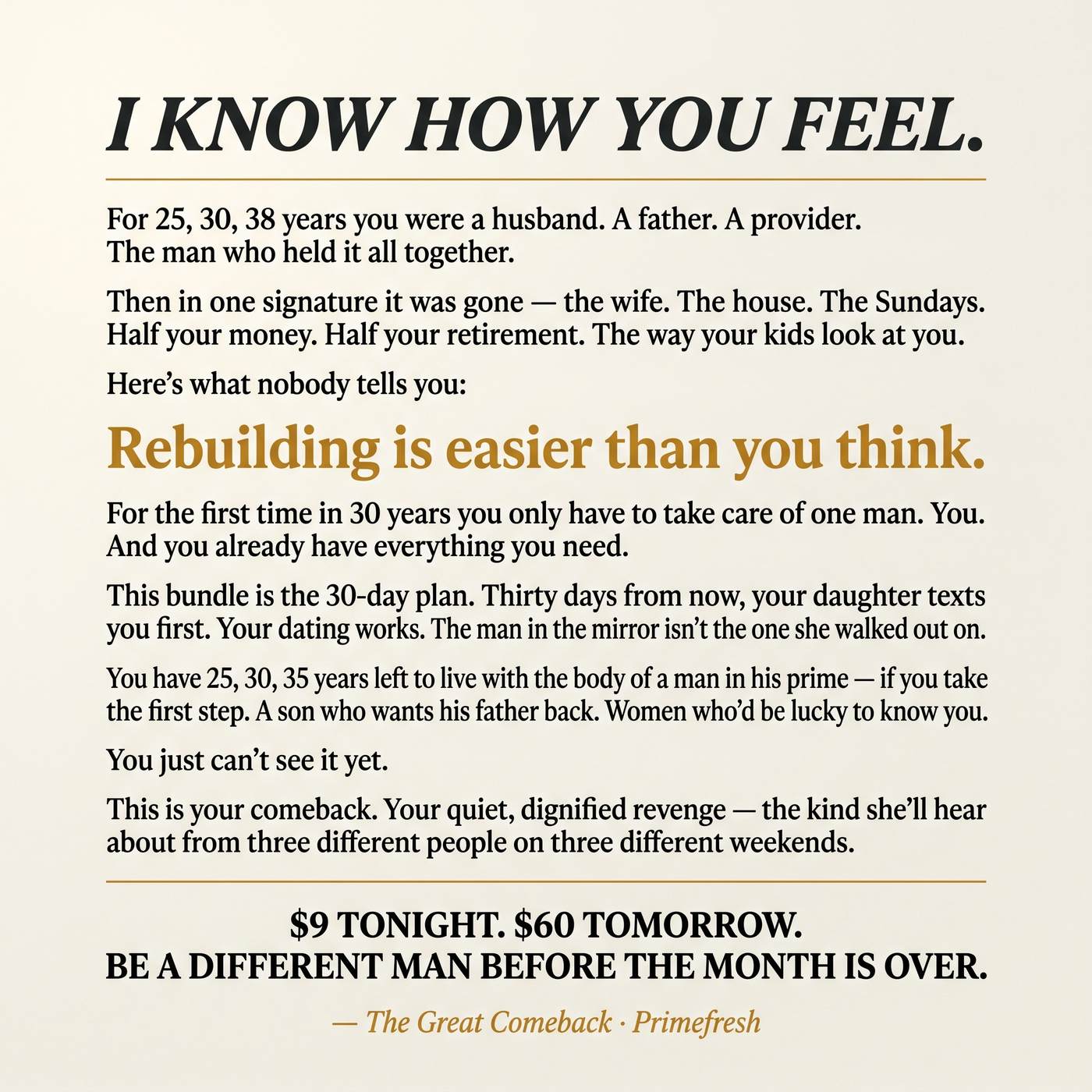 I know how you feel — letter from the author